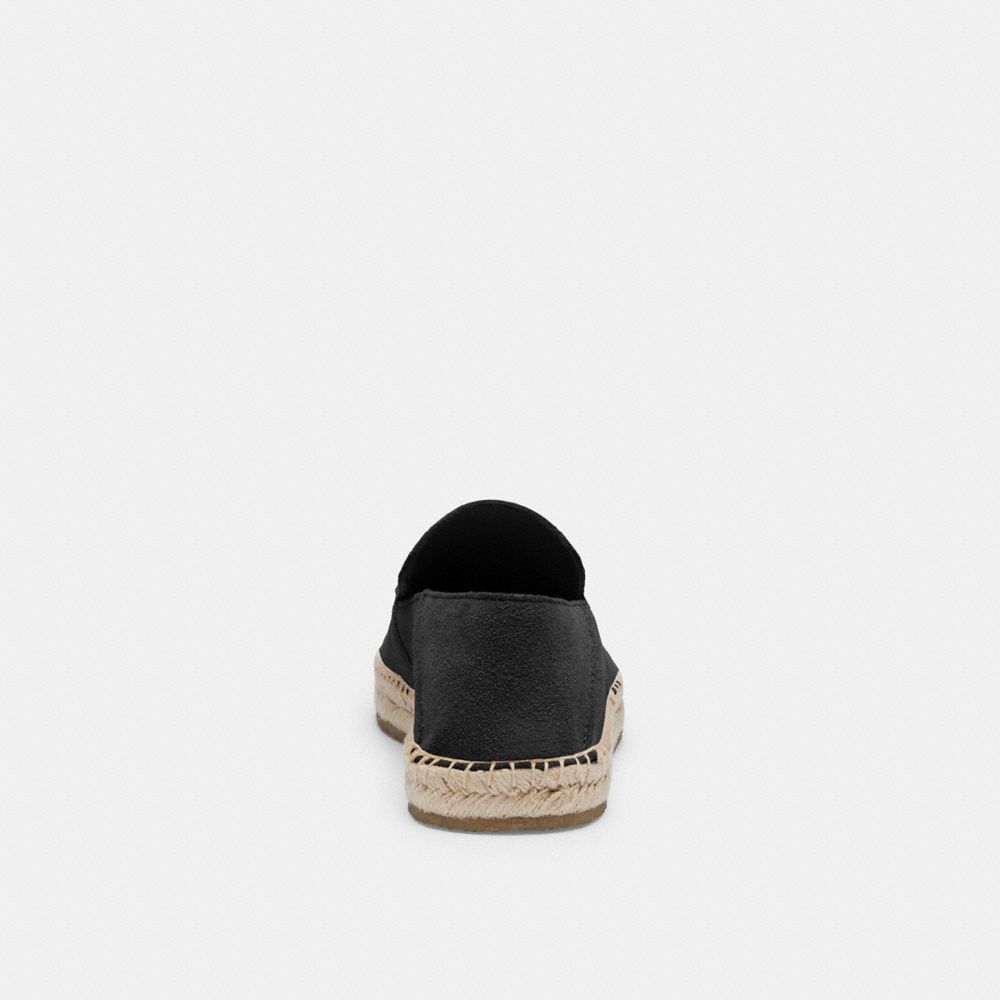 Black Coach Reilly Espadrille | COH866820