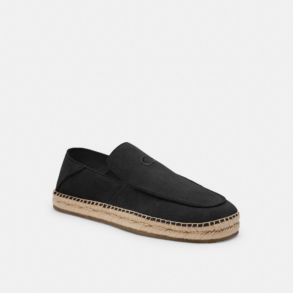 Black Coach Reilly Espadrille | COH866820