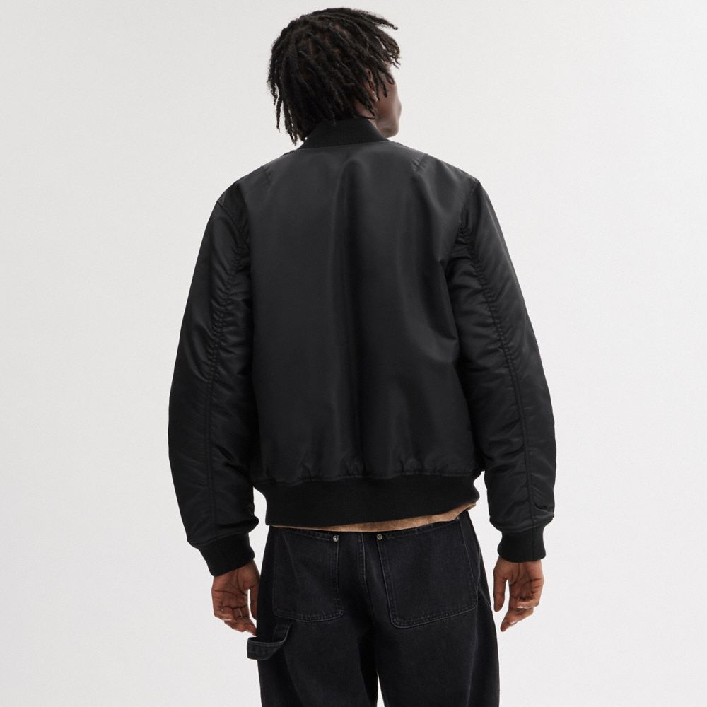 Black Coach Reversible Ma 1 Jacket | COH866860