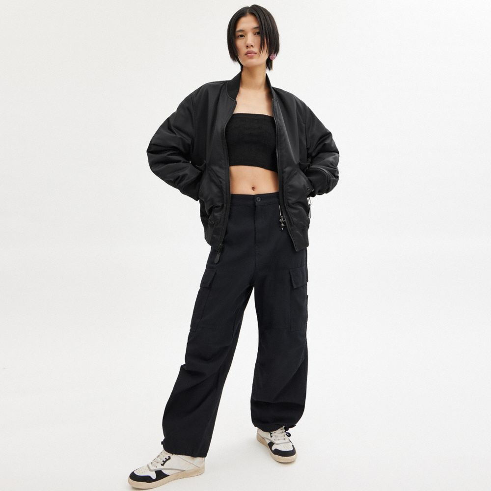 Black Coach Reversible Ma 1 Jacket | COH866860