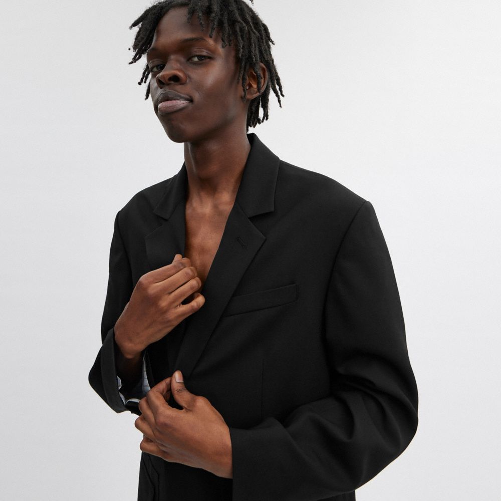 Black Coach Tailored Blazer | COH866876