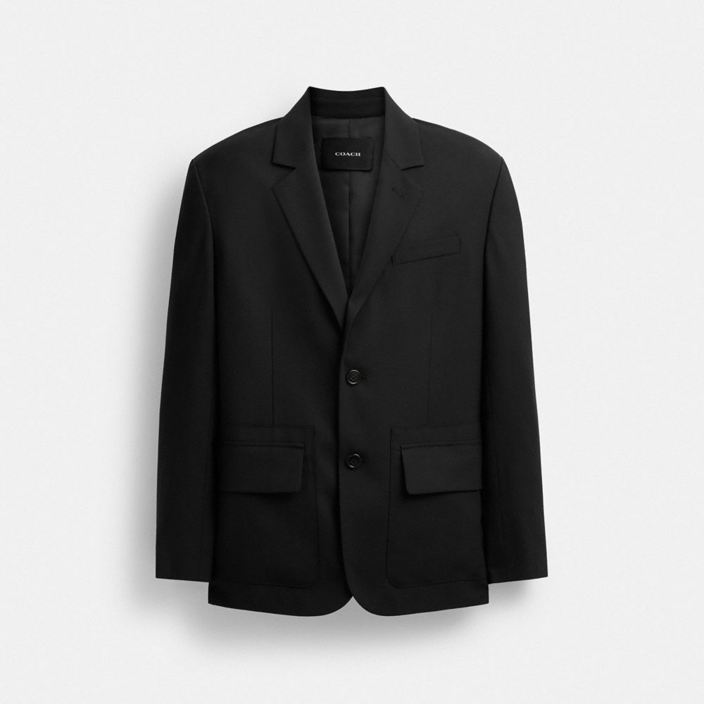 Black Coach Tailored Blazer | COH866876
