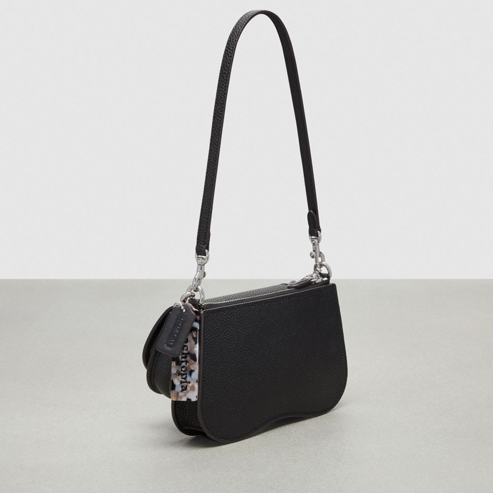 Black Coach Wavy Double Pouch Bag | COH864757