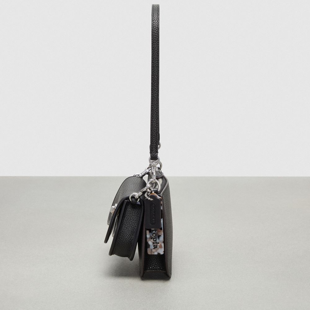Black Coach Wavy Double Pouch Bag | COH864757