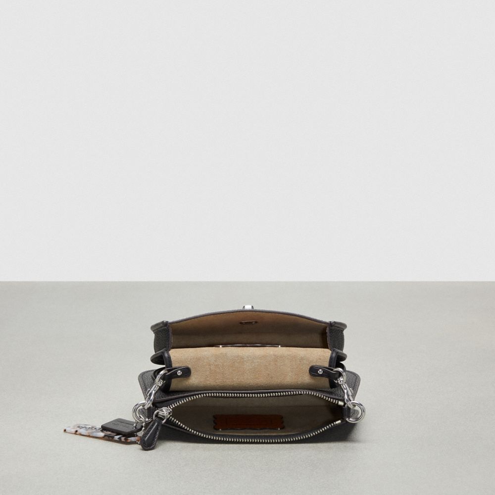 Black Coach Wavy Double Pouch Bag | COH864757