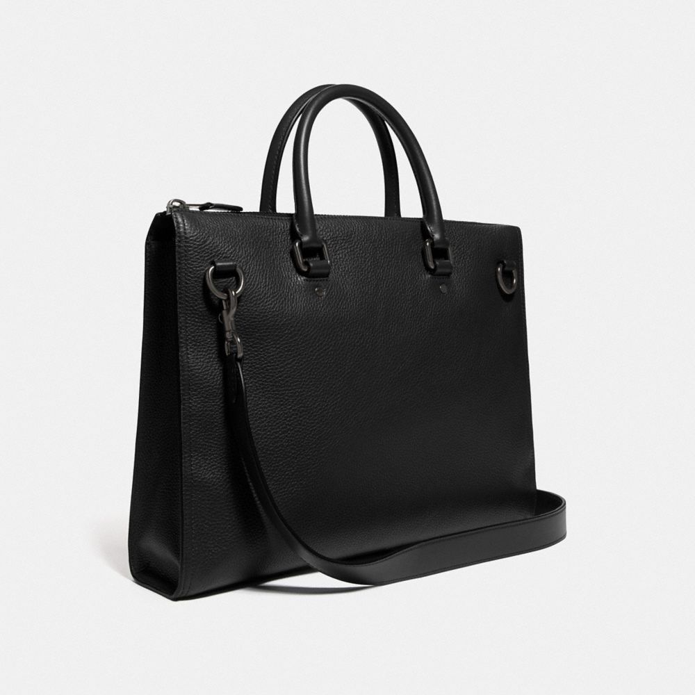 Black Copper/Black Coach Gotham Folio Bag | COH866532