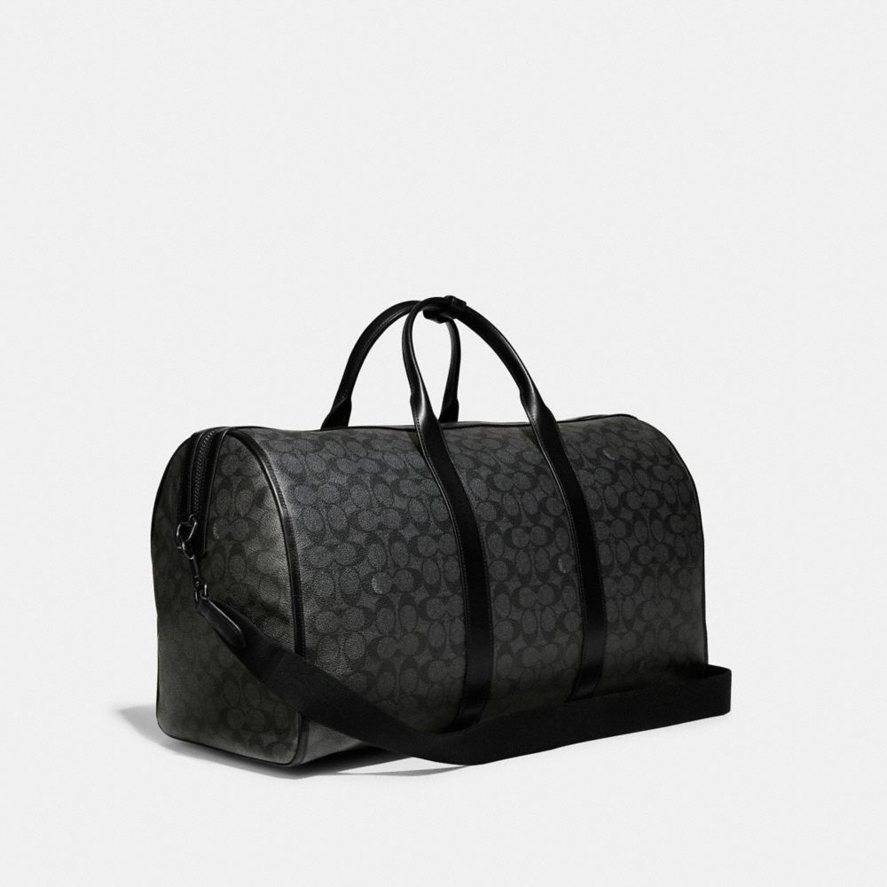 Black Copper/Charcoal Coach Gotham Duffle Bag In Signature Canvas | COH866652