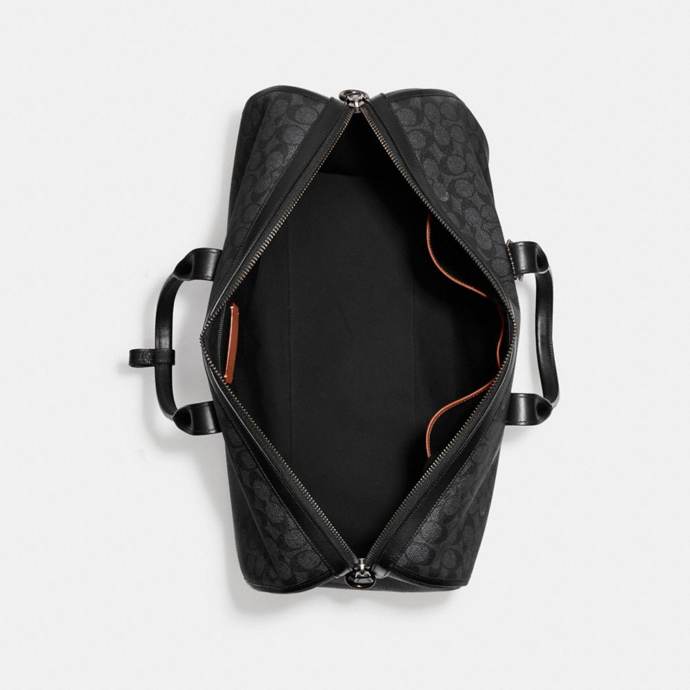 Black Copper/Charcoal Coach Gotham Duffle Bag In Signature Canvas | COH866652