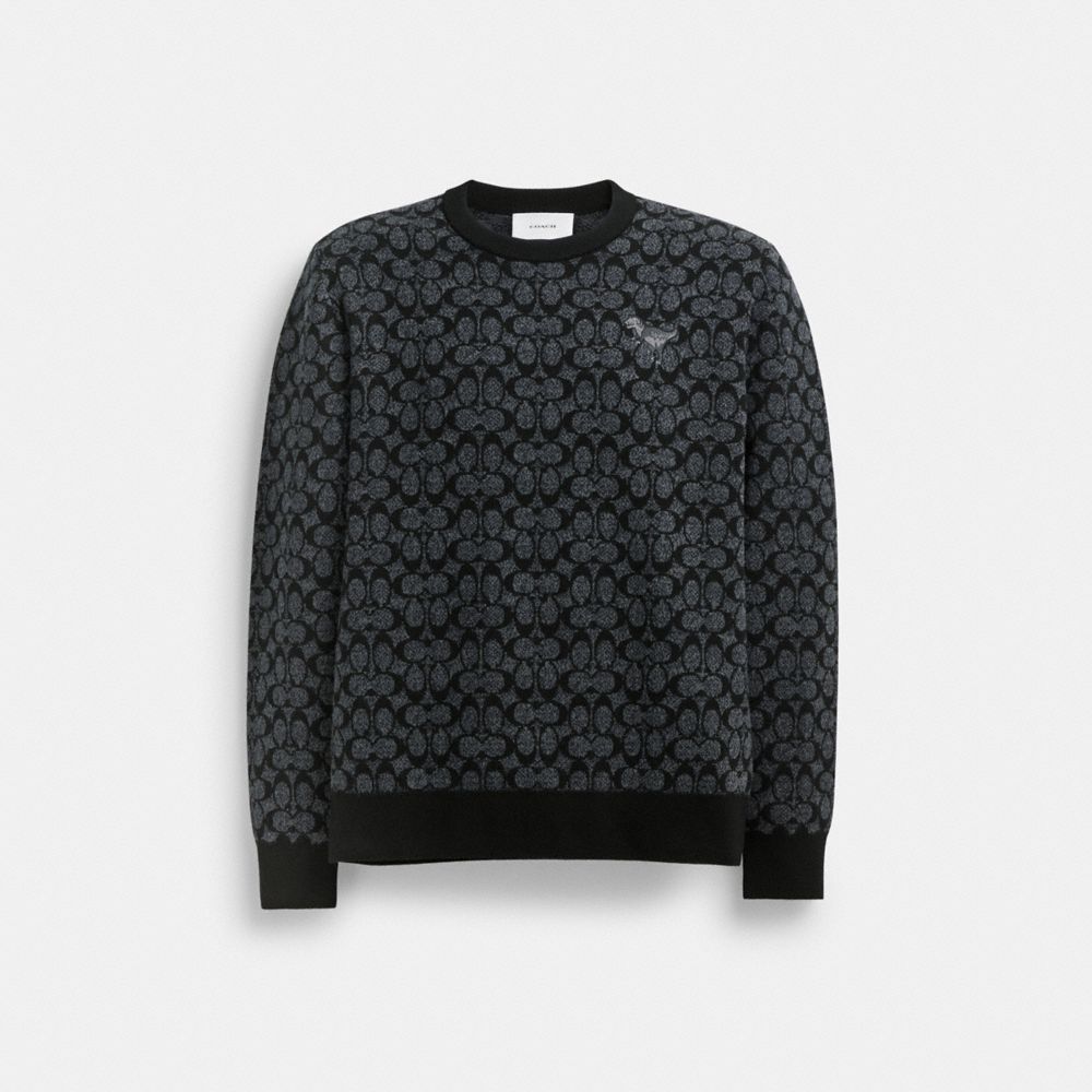 Black Signature Coach Rexy Sweater | COH866889