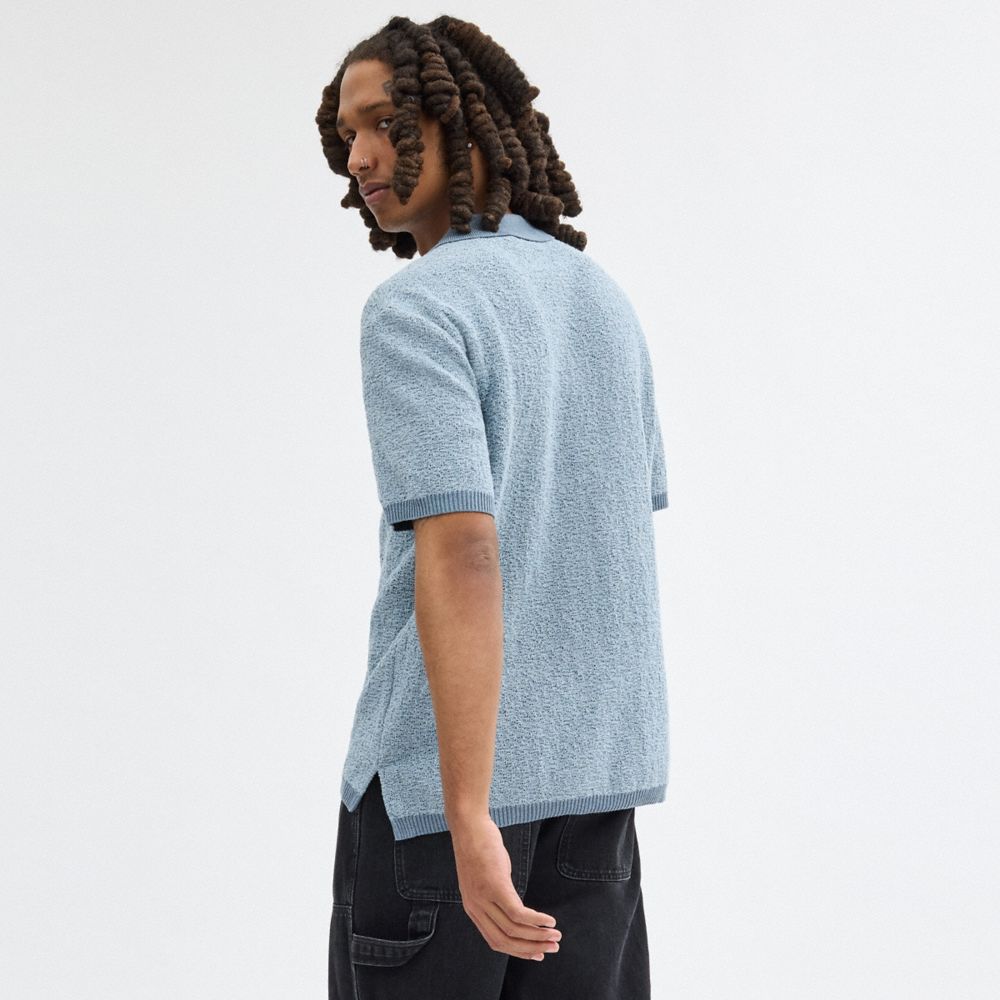 Blue Coach Sweater Polo | COH866902
