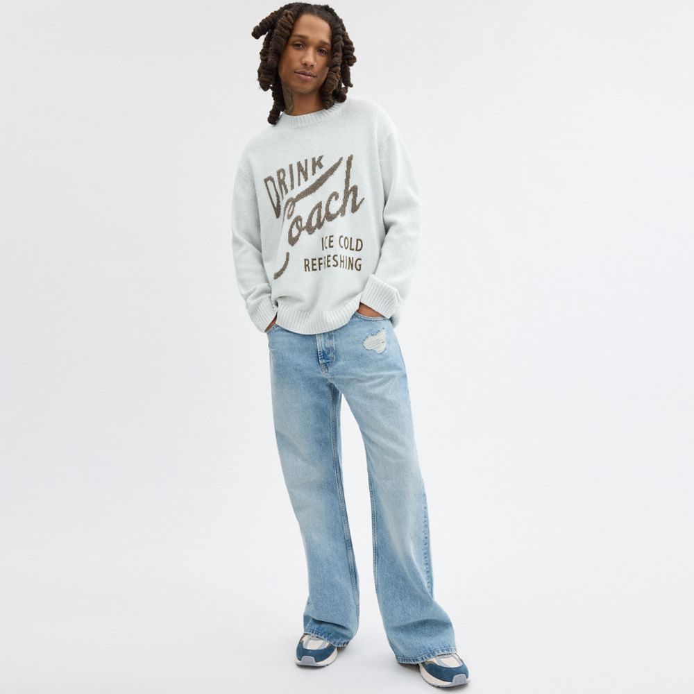 Blue Coach Sweater | COH866891