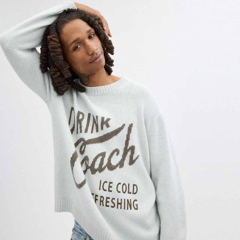 Blue Coach Sweater | COH866891