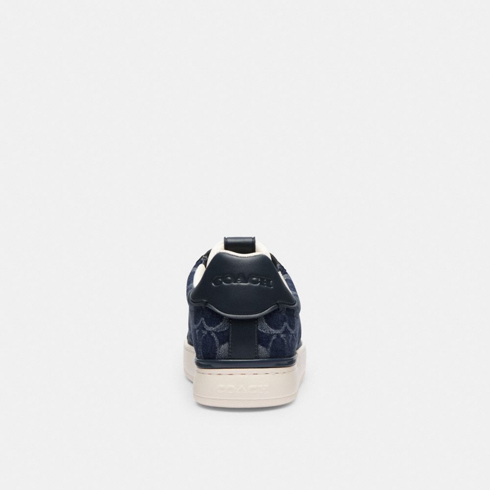 Blue Denim Coach Lowline Low Top Sneaker In Signature Denim | COH865832