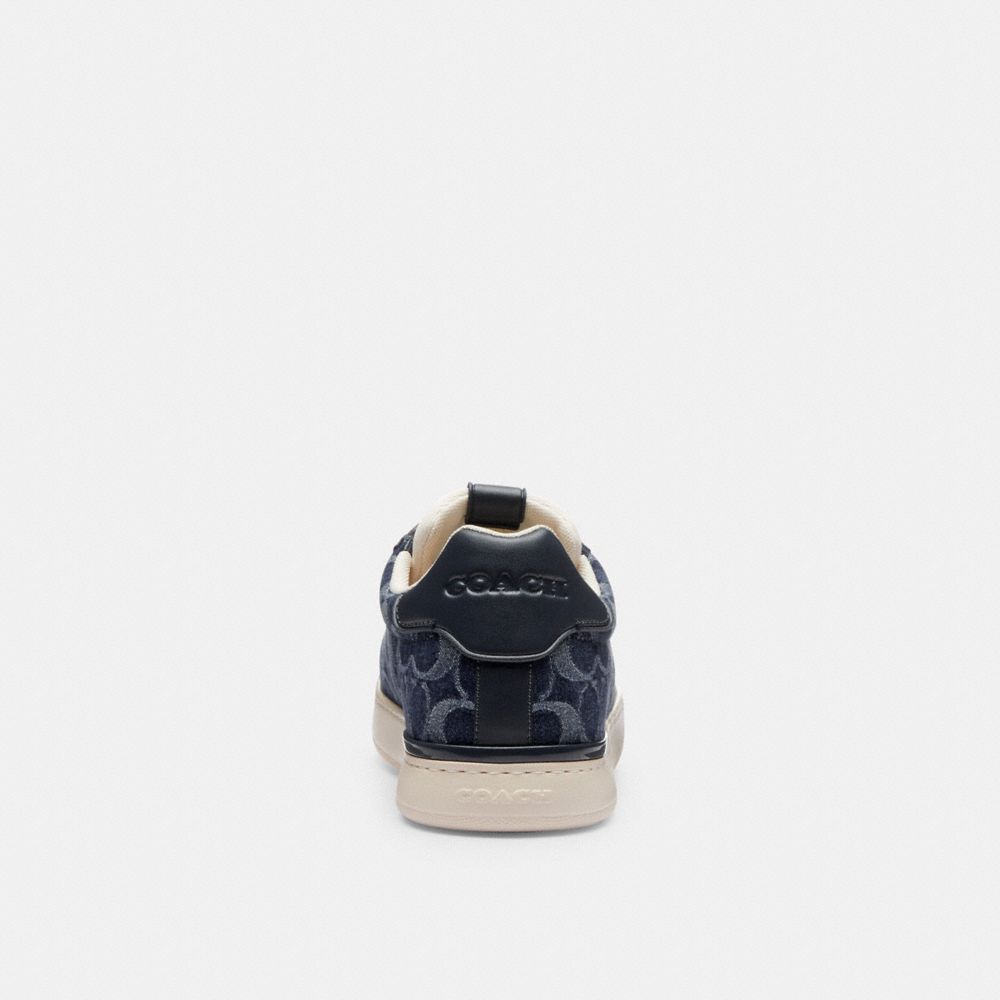 Blue Denim Coach Lowline Low Top Sneaker In Signature Denim | COH866818