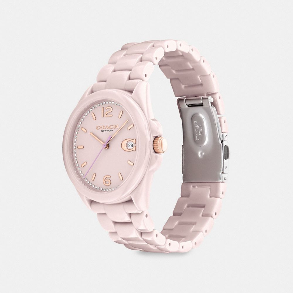 Blush Coach Greyson Watch, 36 Mm | COH866235