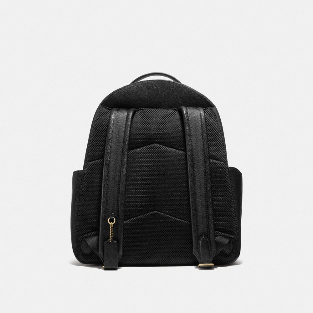 Brass/Black Coach Baby Backpack | COH865470