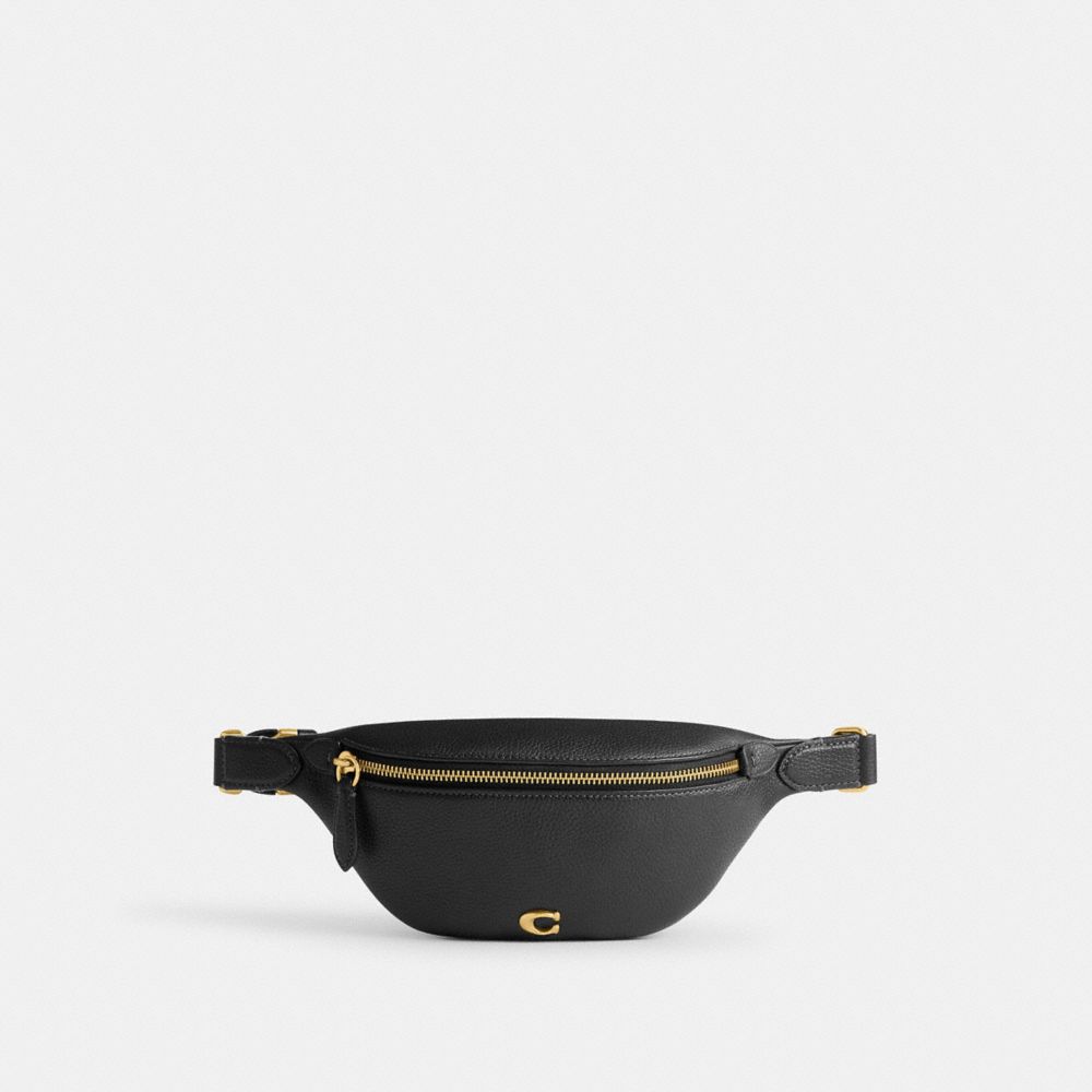Brass/Black Coach Essential Belt Bag | COH865448