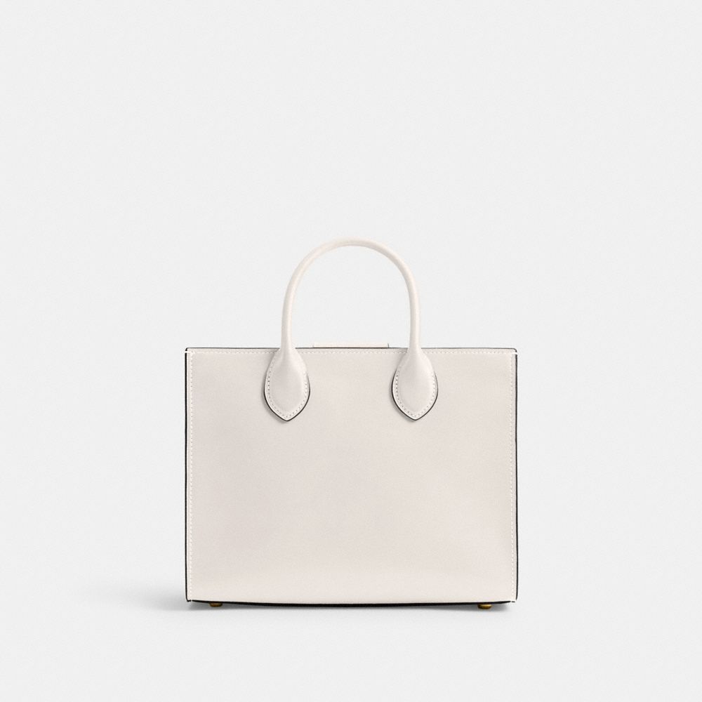 Brass/Chalk Coach Ace Tote Bag 26 | COH865047