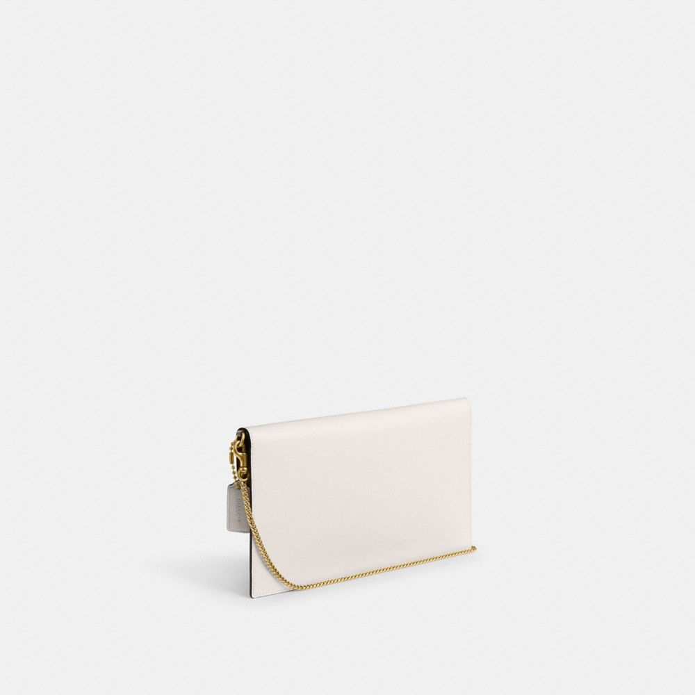 Brass/Chalk Coach Essential Clutch | COH865627
