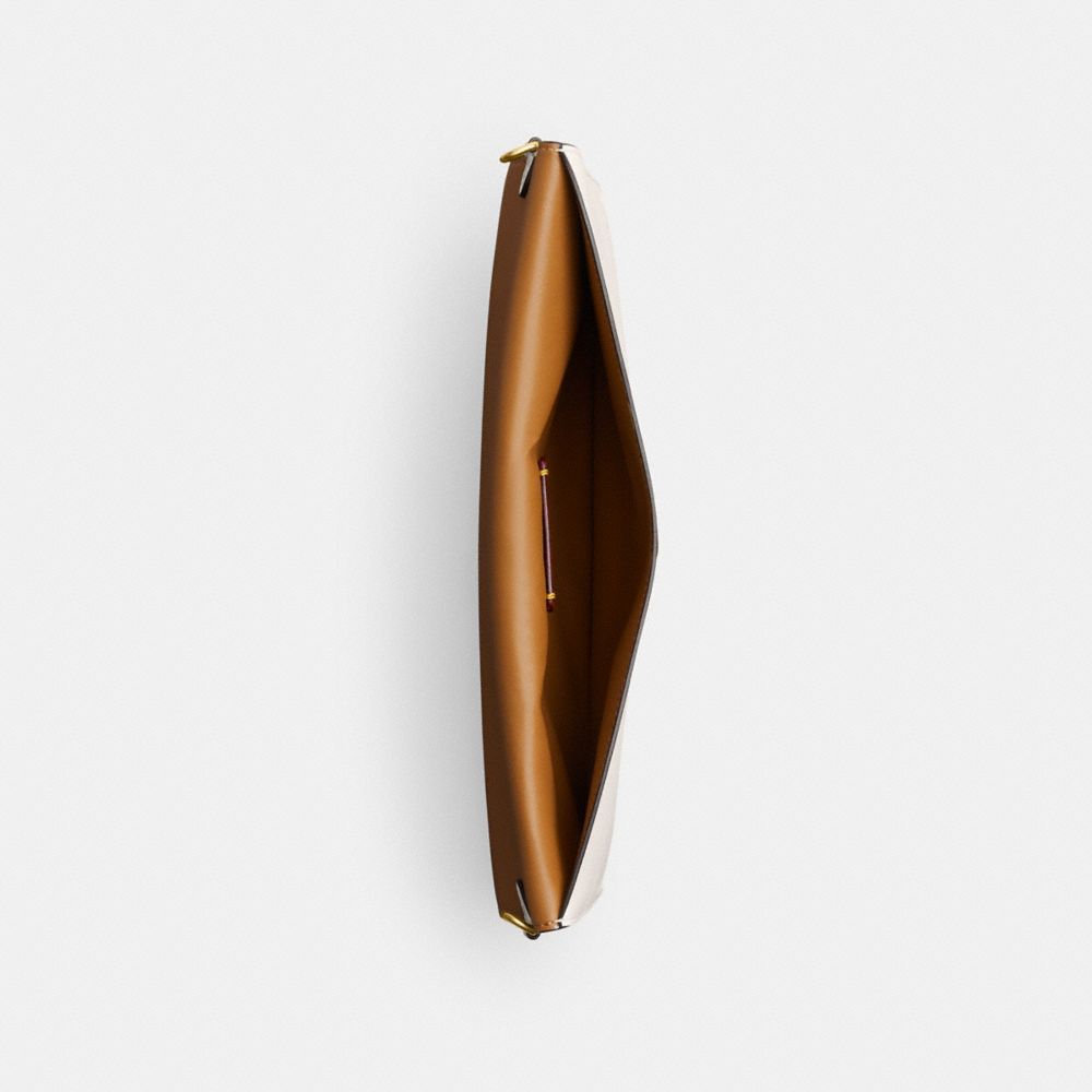 Brass/Chalk Coach Essential Clutch | COH865627