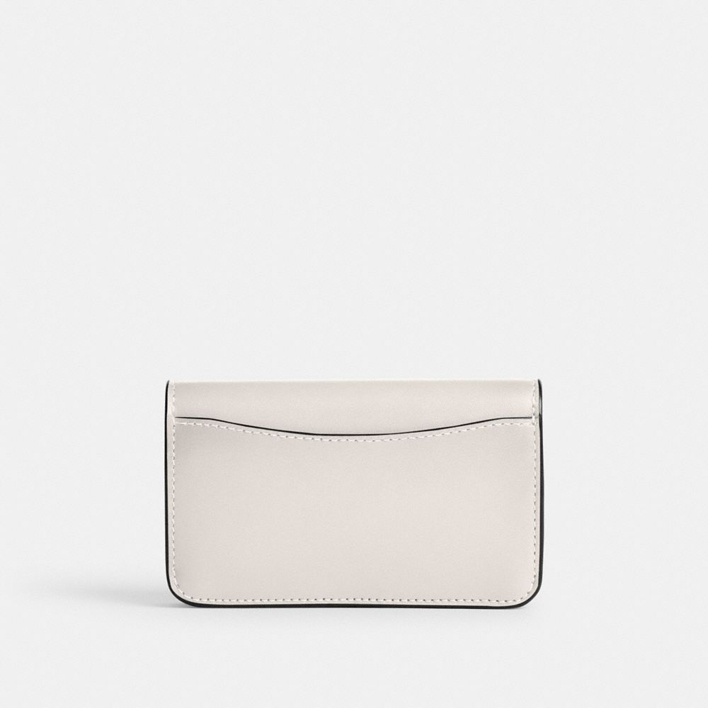 Brass/Chalk Coach Essential Slim Card Case | COH865539