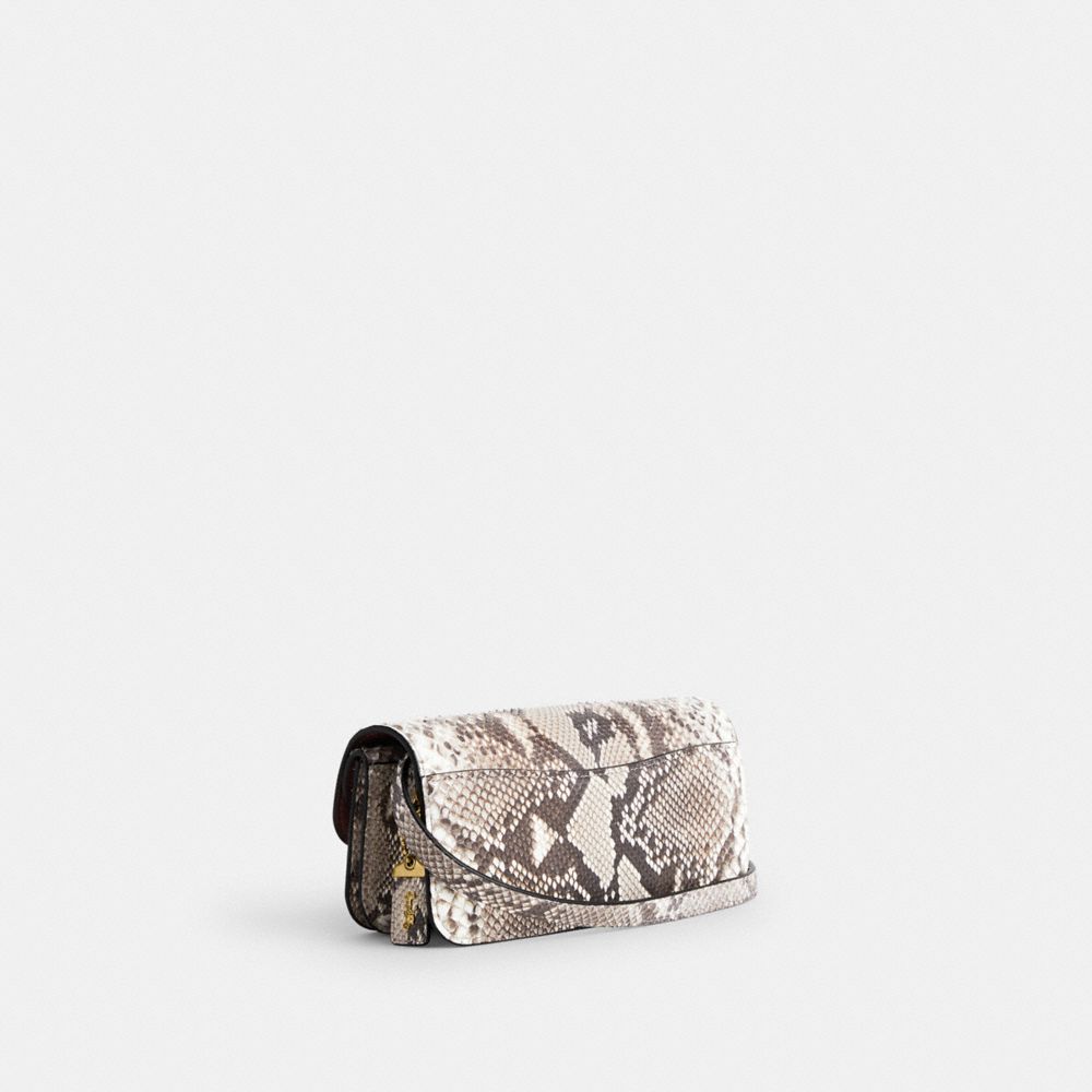 Brass/Chalk Coach Idol Bag 23 In Python | COH864800