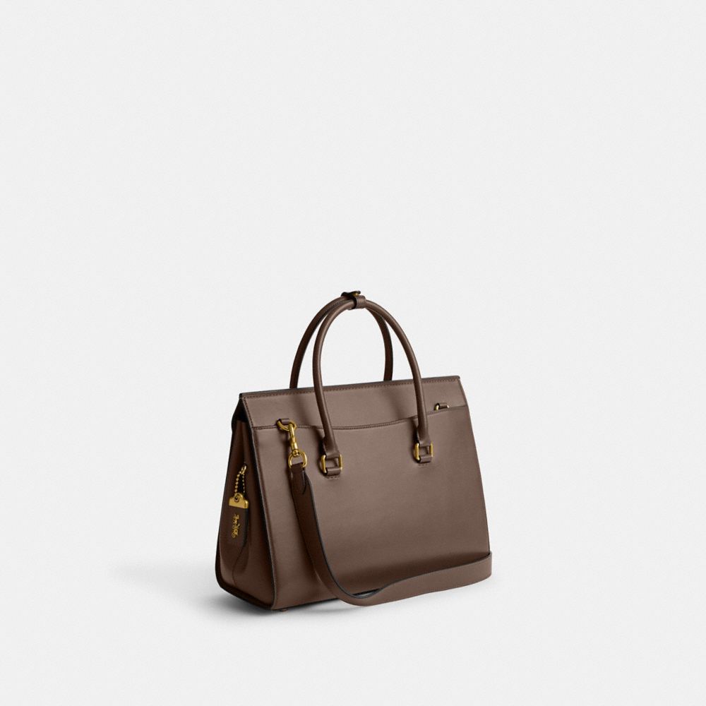 Brass/Dark Stone Coach Broome Carryall Bag 36 | COH865131