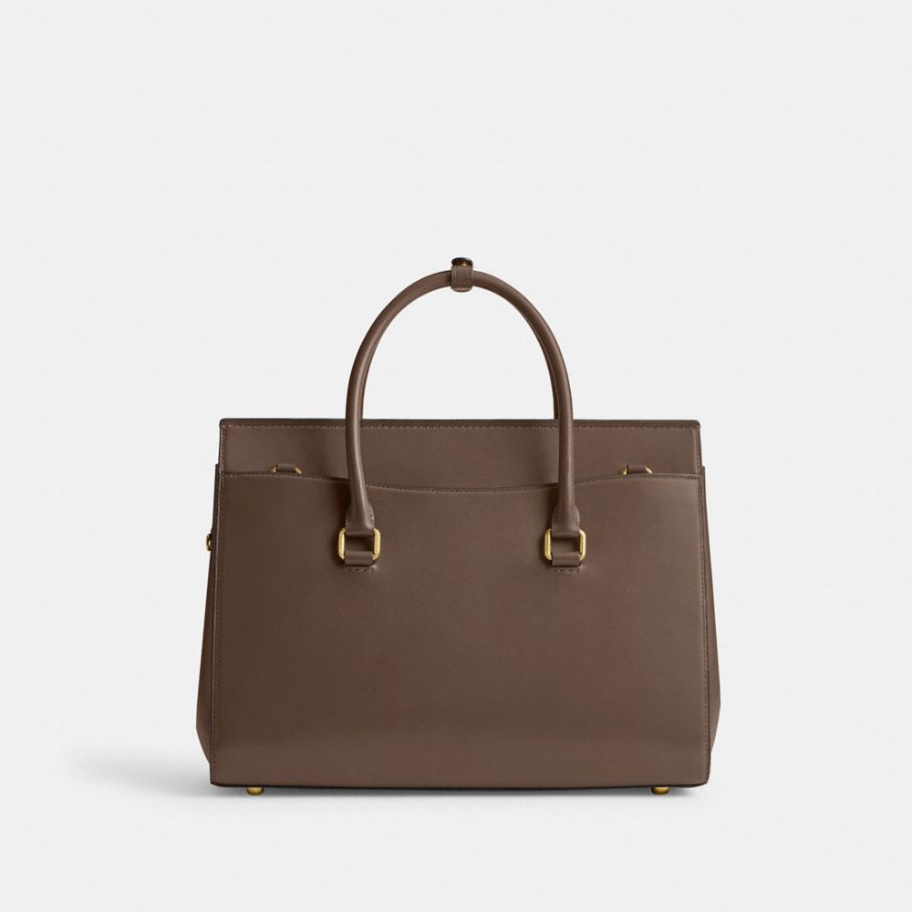 Brass/Dark Stone Coach Broome Carryall Bag 36 | COH865131