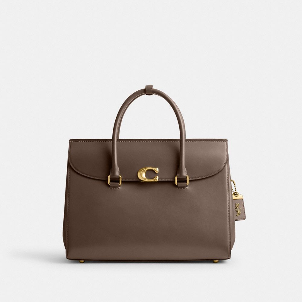 Brass/Dark Stone Coach Broome Carryall Bag 36 | COH865131