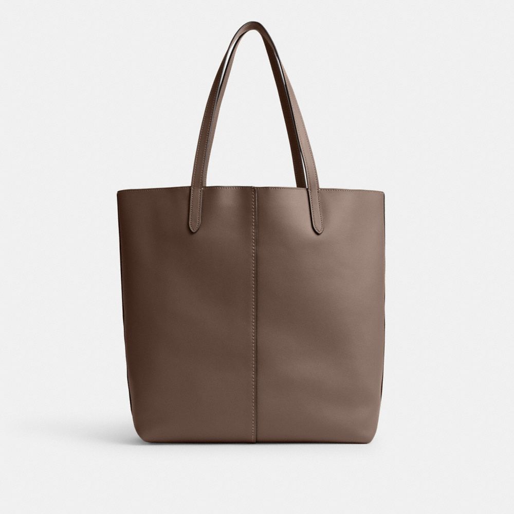 Brass/Dark Stone Coach North Tote | COH865099