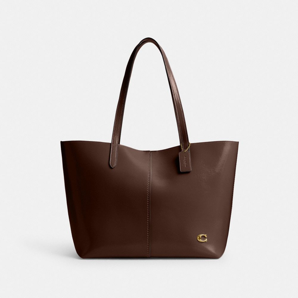 Brass/Maple Coach North Tote Bag 32 | COH865025