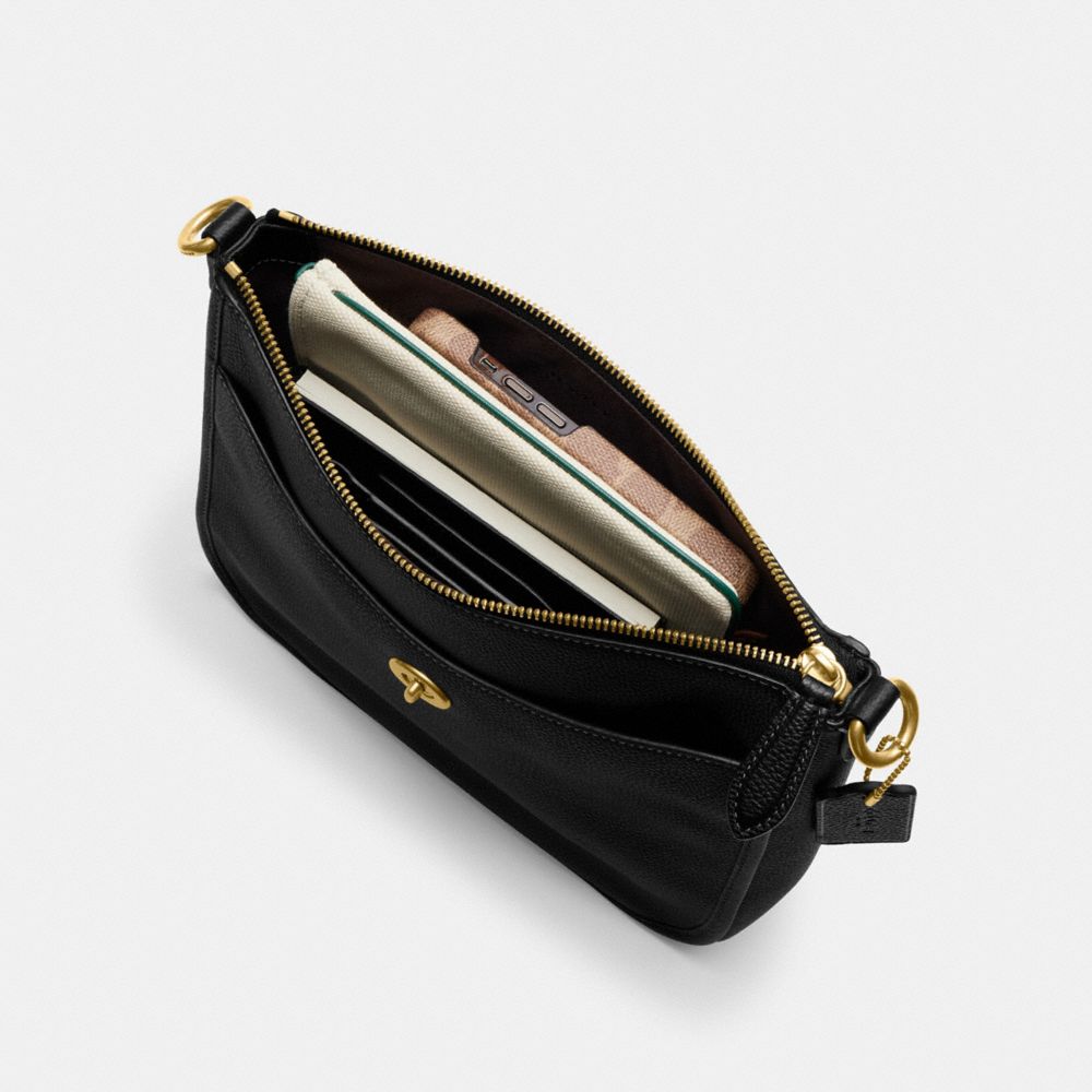 Brass/Moss Coach Chaise Crossbody Bag | COH865402