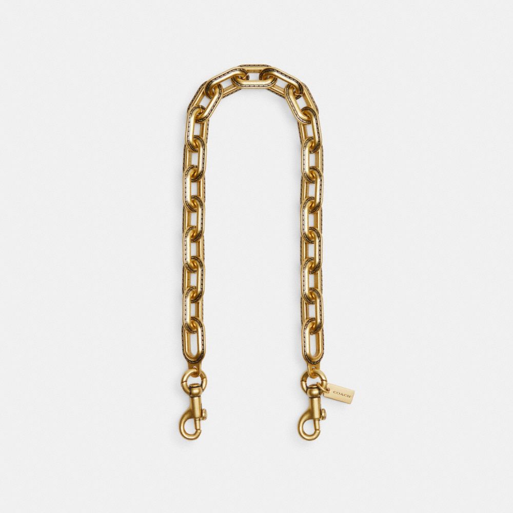 Brass Coach Link Chain Strap | COH866429