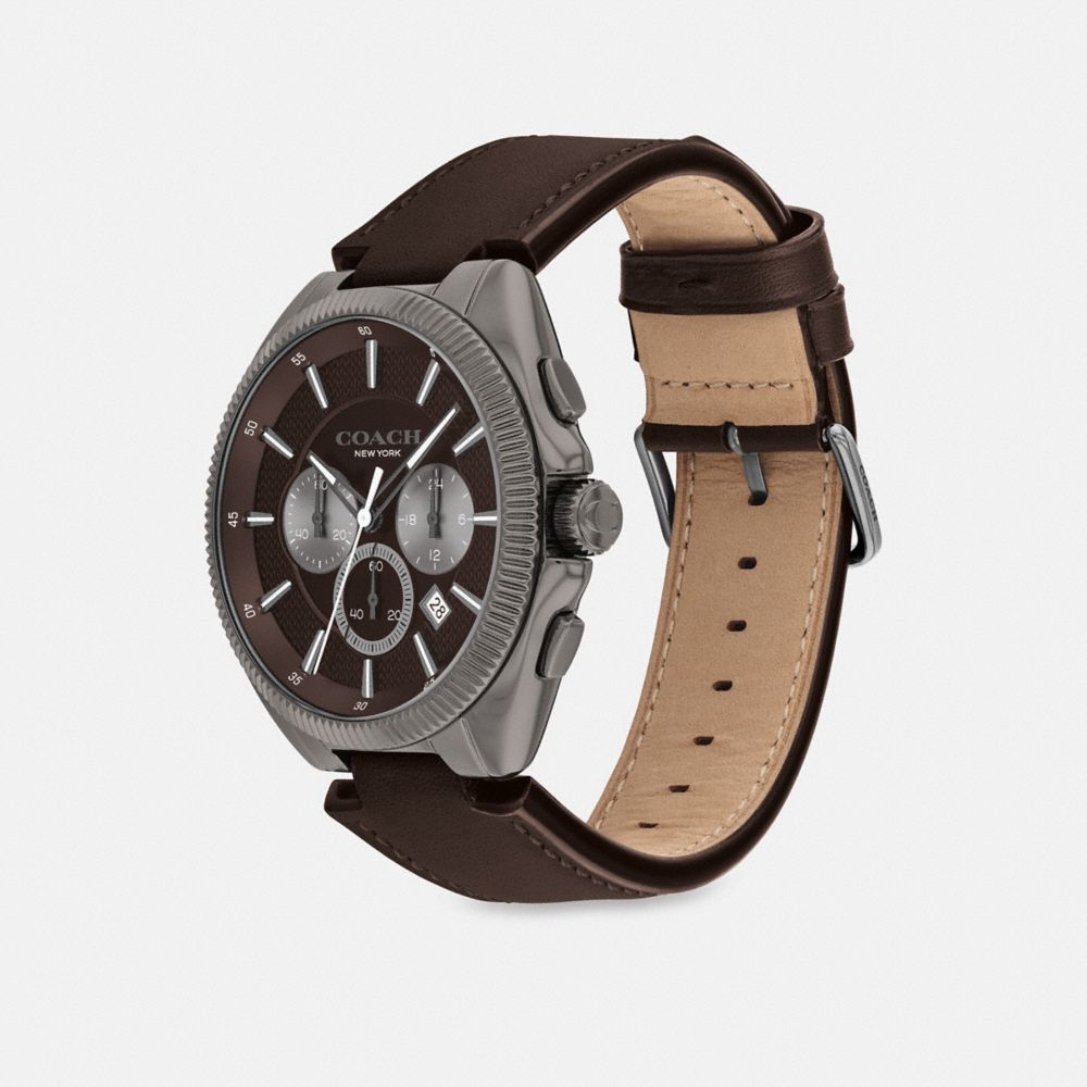 Brown Coach Jackson Watch, 45 Mm | COH866985