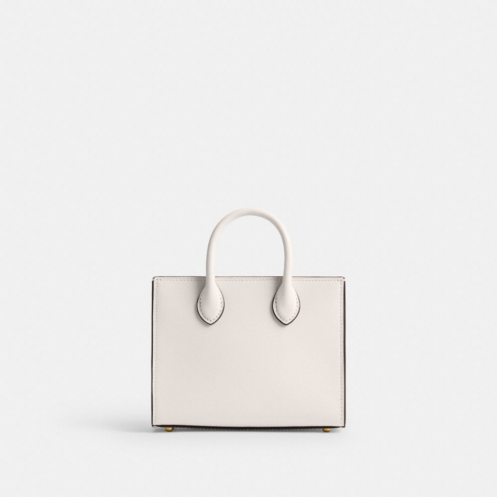 Calf Leather/Brass/Chalk Coach Ace Tote Bag 17 | COH865201
