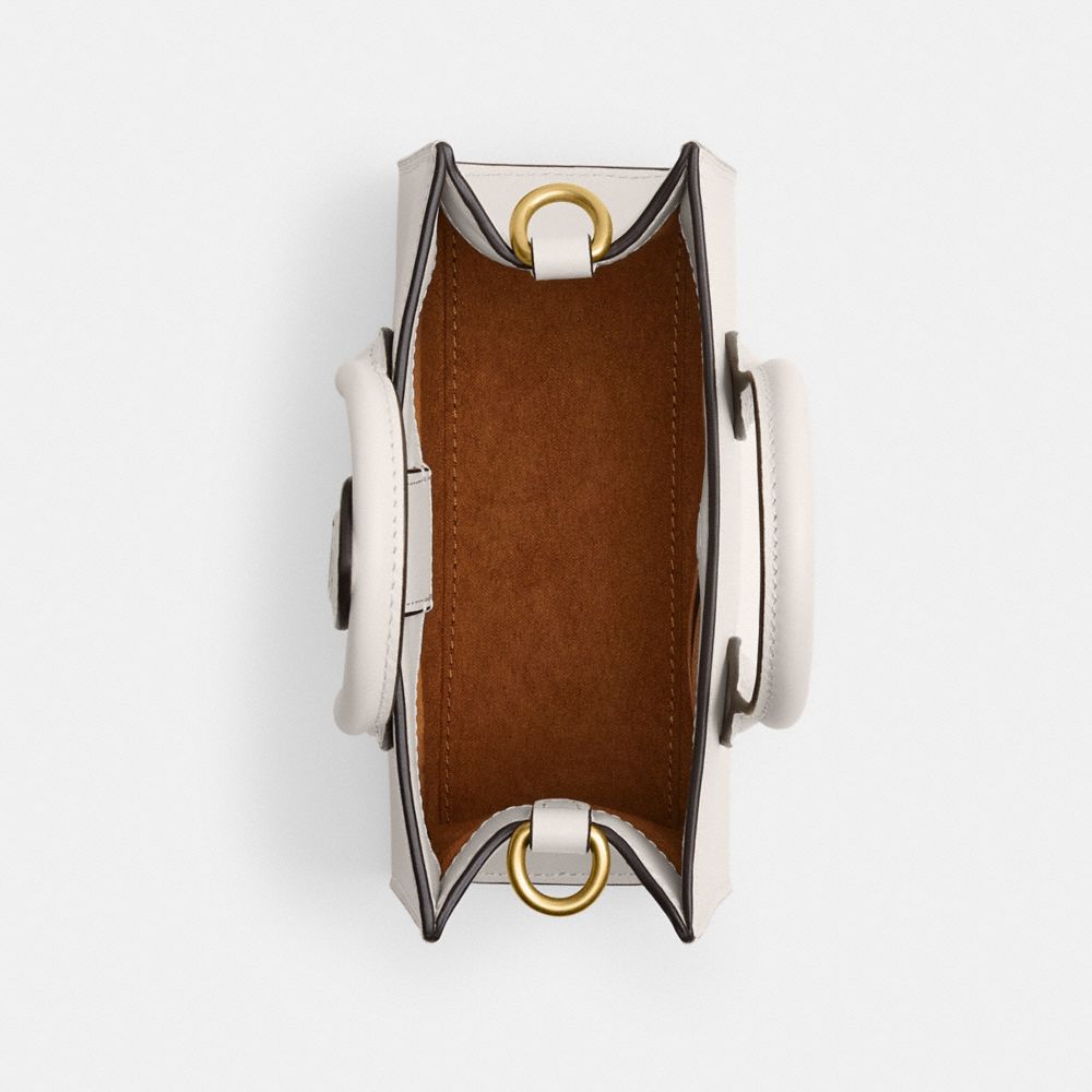 Calf Leather/Brass/Chalk Coach Ace Tote Bag 17 | COH865201