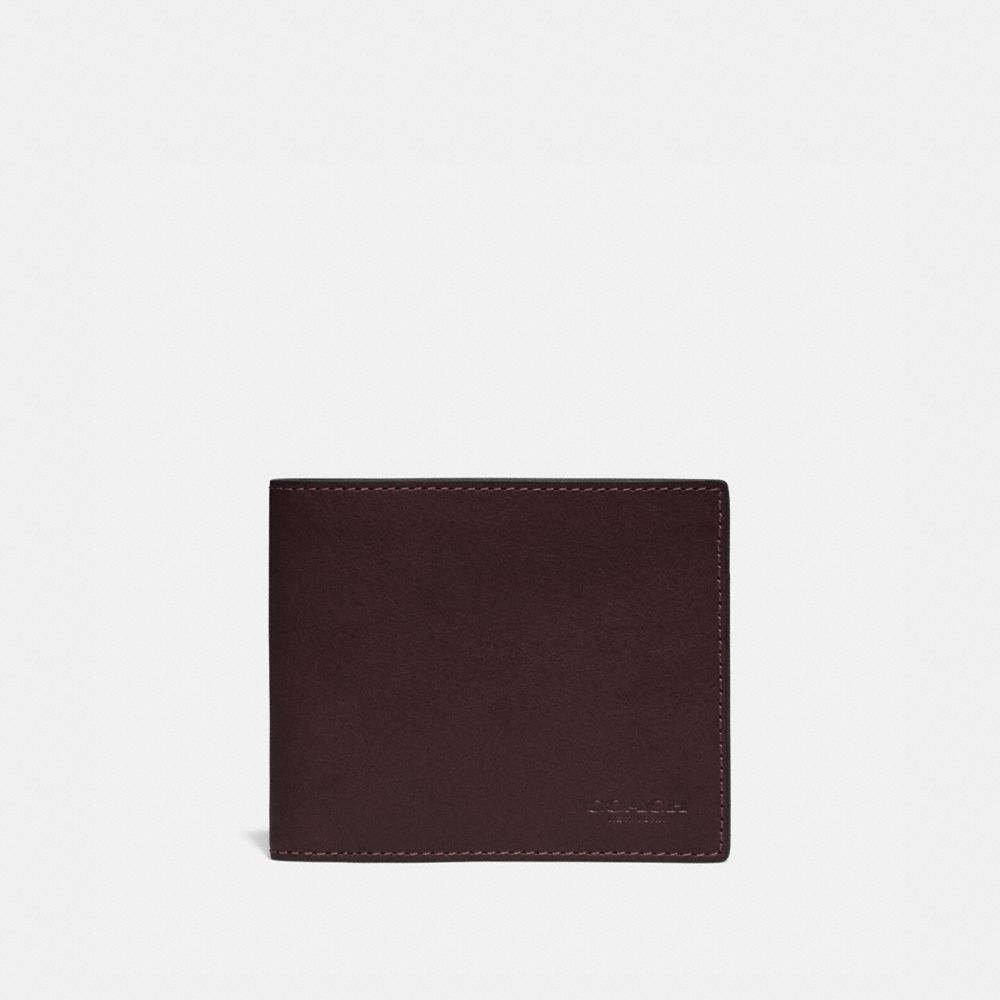 Calf Leather/Mahogany Brown Coach 3 In 1 Wallet | COH866695