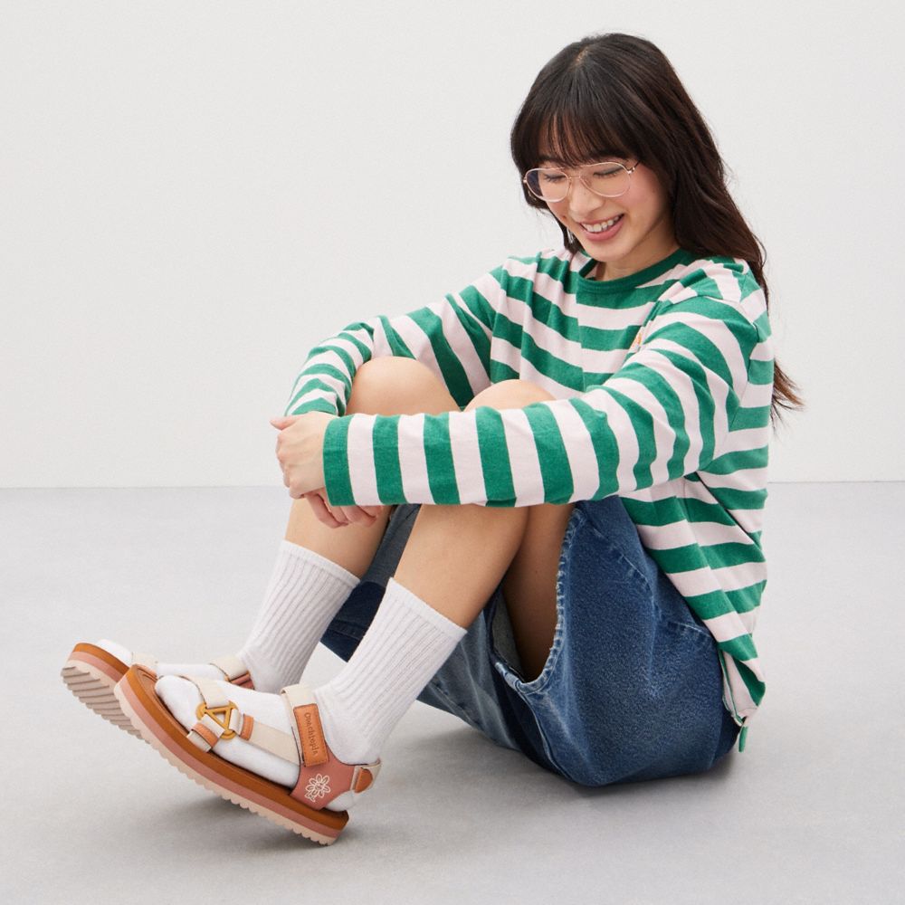 Canyon/Cloud Multi Coach Strappy Sandal | COH865858