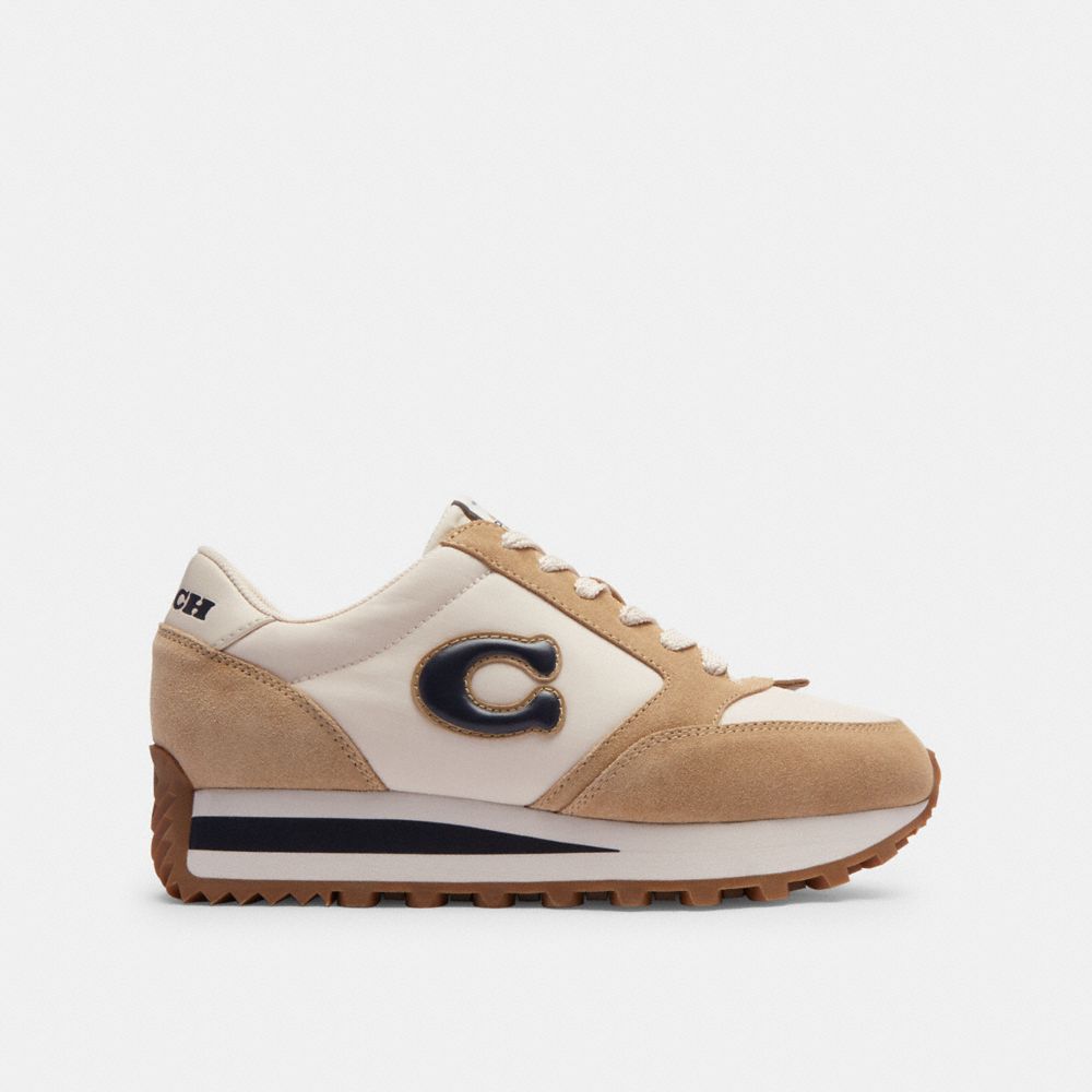 Chalk/Midnight Navy Coach Runner Sneaker | COH865811
