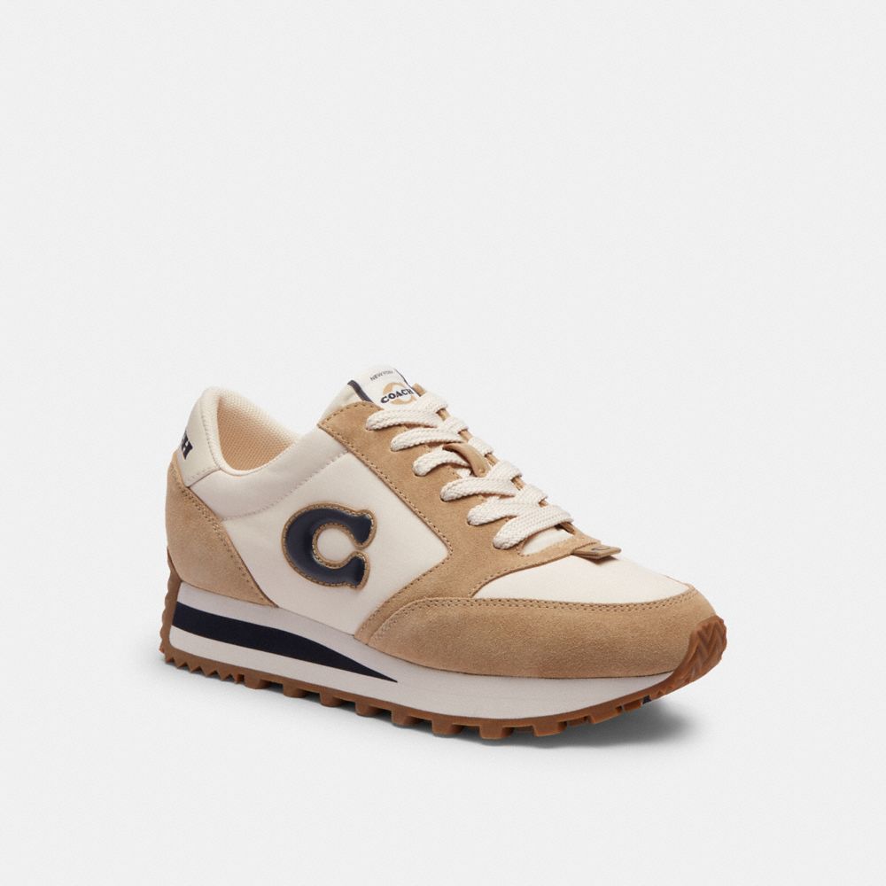 Chalk/Midnight Navy Coach Runner Sneaker | COH865811