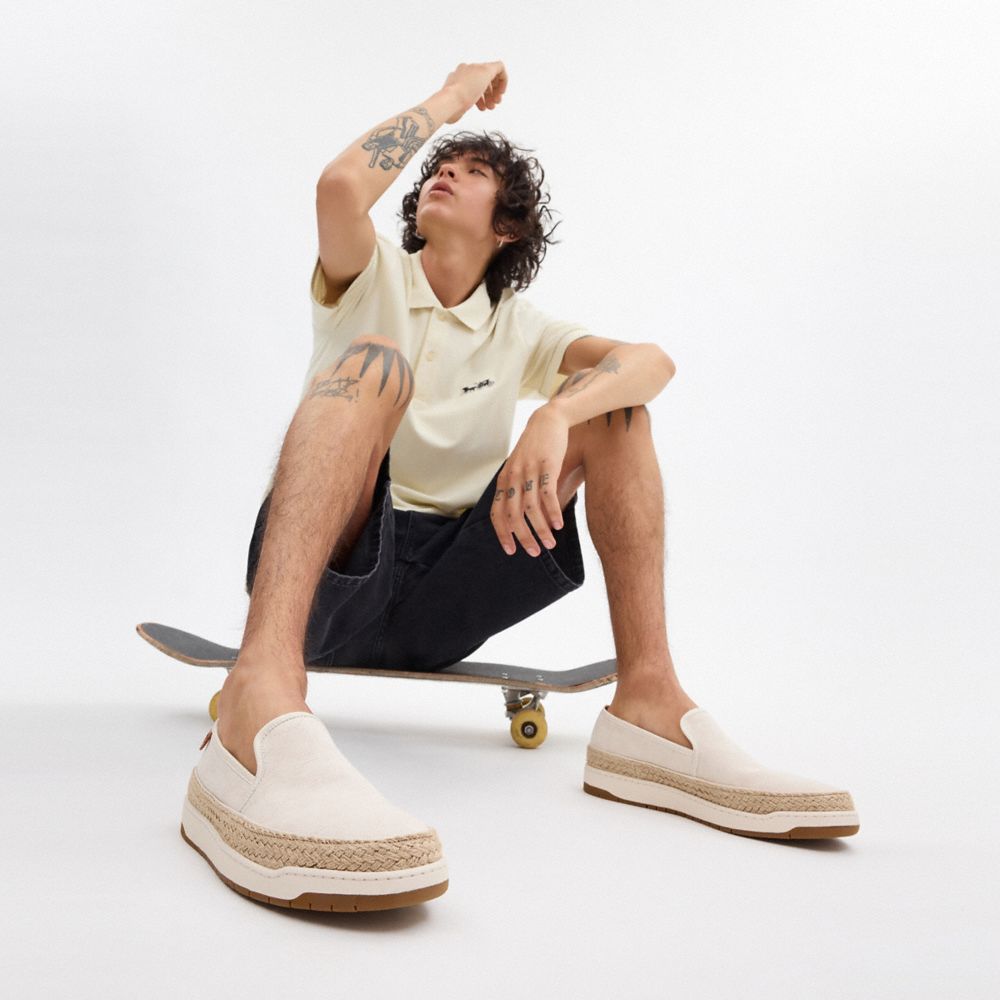 Chalk Coach Miles Espadrille In Signature Jacquard | COH866836