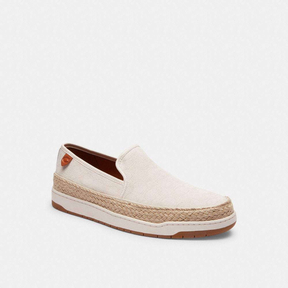 Chalk Coach Miles Espadrille In Signature Jacquard | COH866836