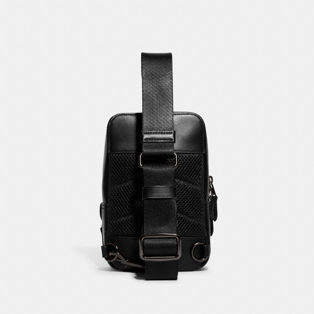 Charcoal Coach Gotham Sling Pack 13 In Signature Canvas | COH865462