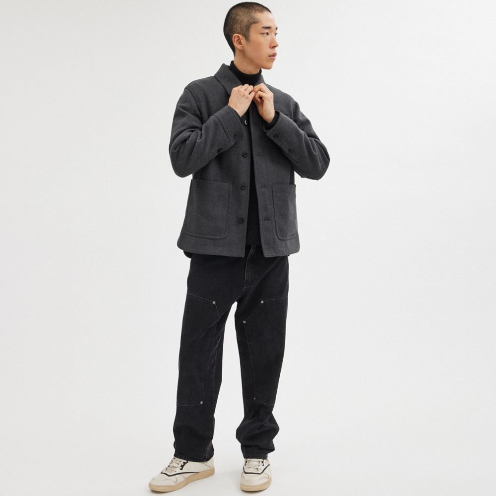 Charcoal Coach Shirt Jacket | COH866861