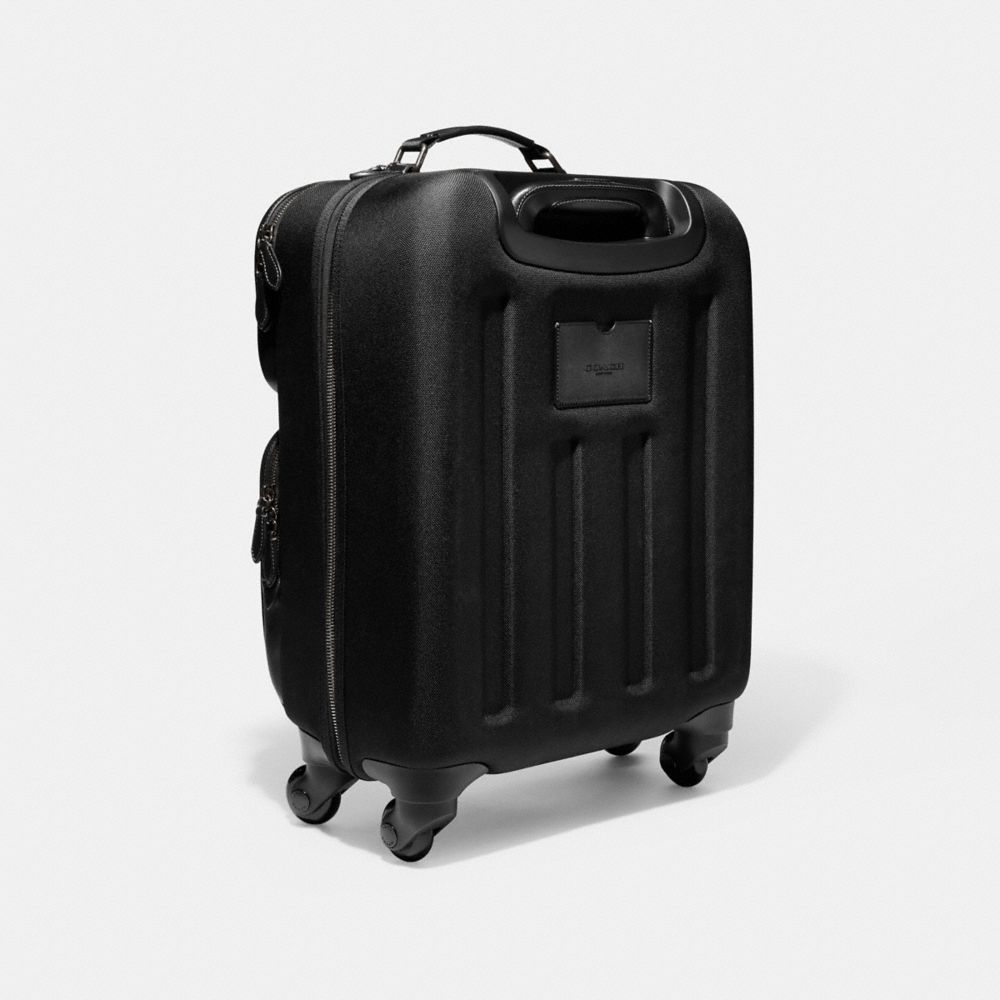 Charcoal Coach Wheeled Carry On In Signature Canvas | COH866650