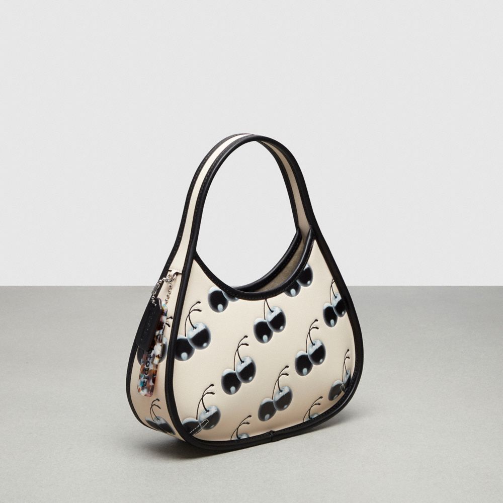 Coachtopia Leather/Black/Cloud Multi Coach Ergo Bag In Coachtopia Leather With Cherry Print | COH865154