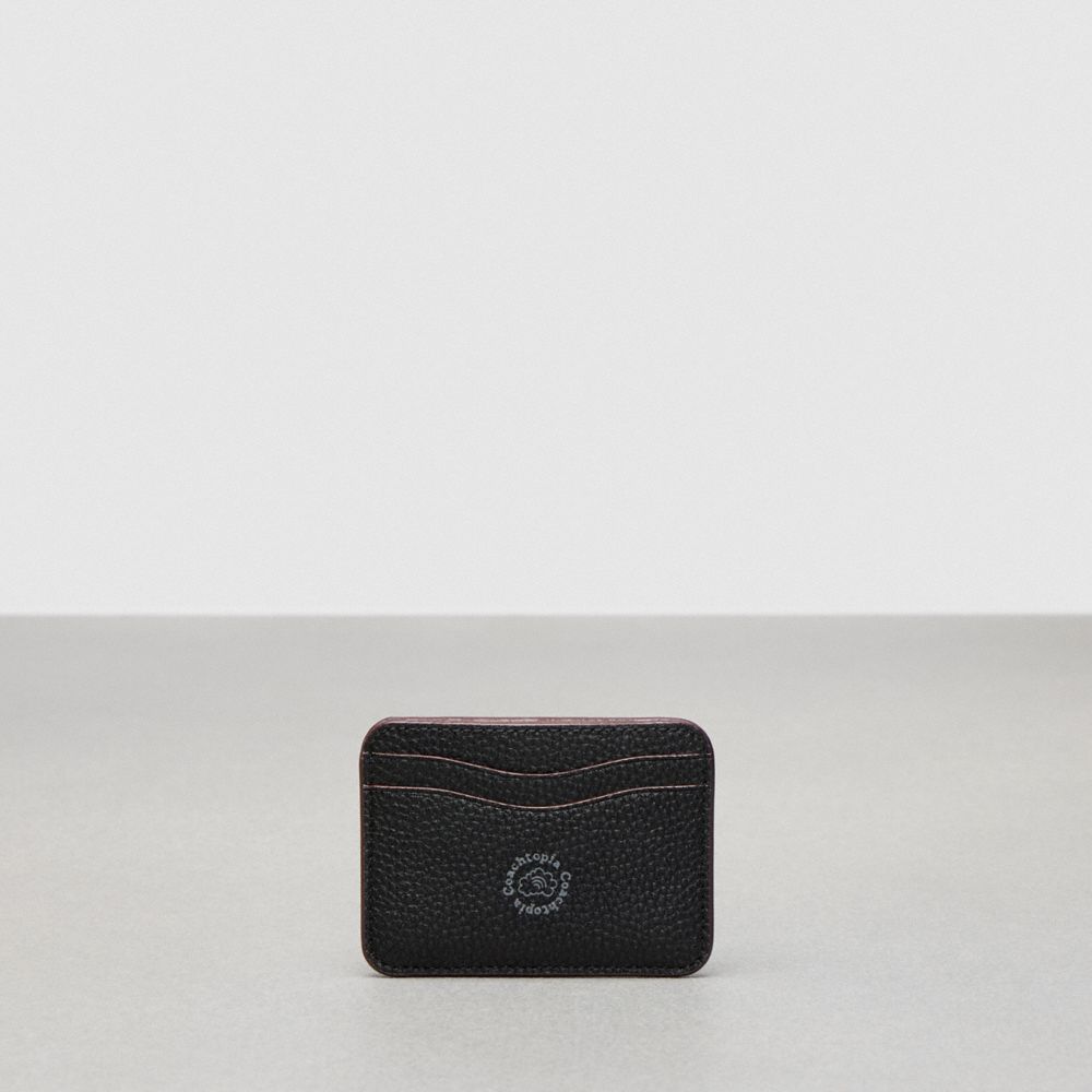 Coachtopia Leather/Black Coach Wavy Card Case | COH865708
