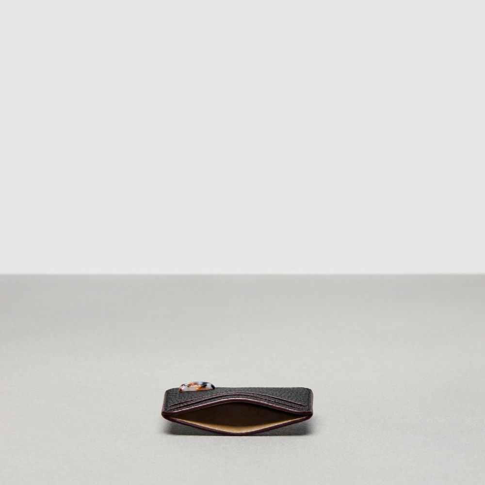 Coachtopia Leather/Black Coach Wavy Card Case | COH865708