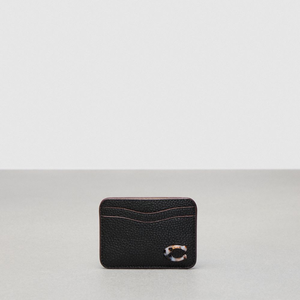 Coachtopia Leather/Black Coach Wavy Card Case | COH865708