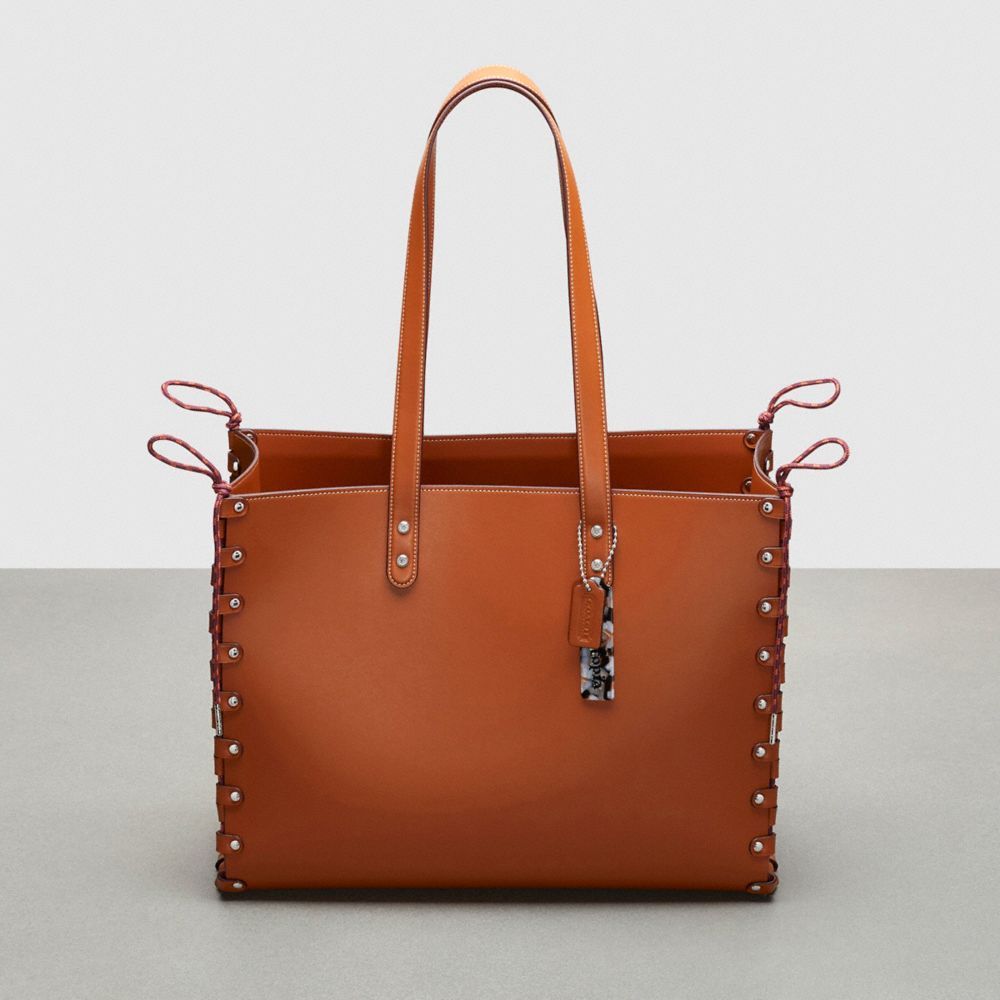 Coachtopia Leather/Burnished Amber Coach The Re Laceable Tote: Large | COH866630